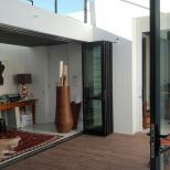 Courtyard looking at study